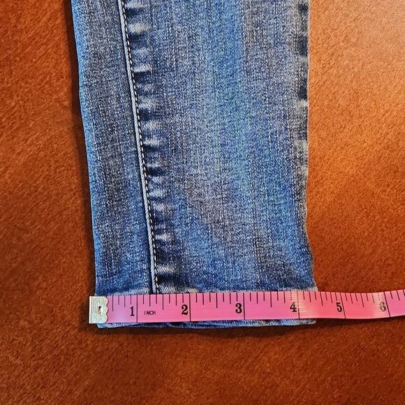 Kancan Mid Rise Stretch Skinny Jeans, Size 3, Blue Wash Denim - Picture 8 of 11